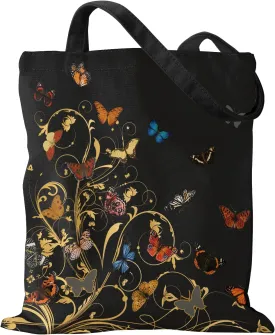 Aesthetic Canvas Tote Bag - Reusable Shoulder Tote Bag for Women Lady Casual Vacation, Shopping, Work, Gym