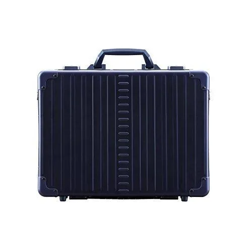 Aleon 17" Business Attache Aluminum Hardside Business Briefcase (Small, Sapphire)