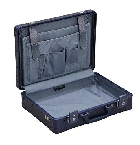 Aleon 17" Business Attache Aluminum Hardside Business Briefcase (Small, Sapphire)