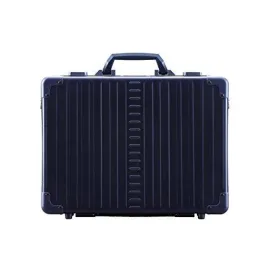 Aleon 17" Business Attache Aluminum Hardside Business Briefcase (Small, Sapphire)