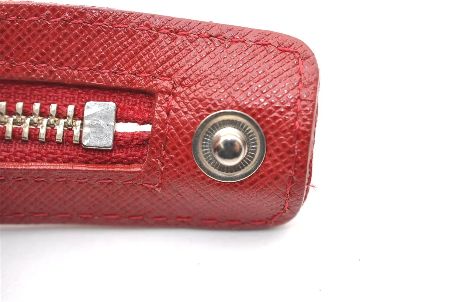 Authentic BURBERRY Vintage Leather Briefcase Business Hand Bag Red 2449I
