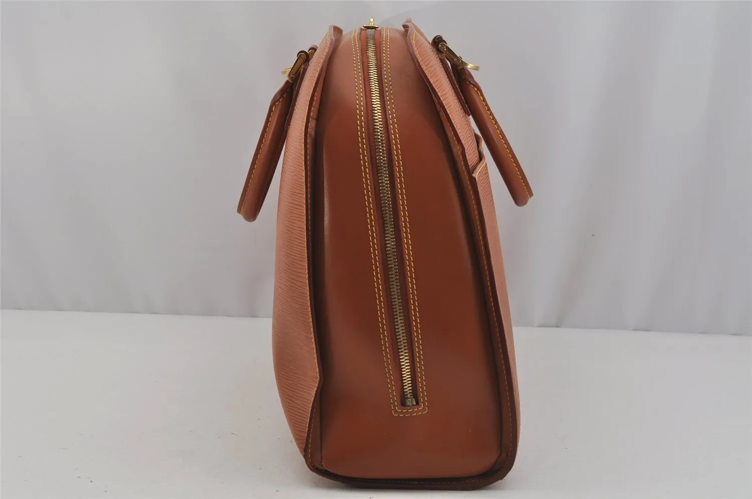 Authentic Louis Vuitton Epi Sorbonne Briefcase Business Bag M54518 Brown 1577J