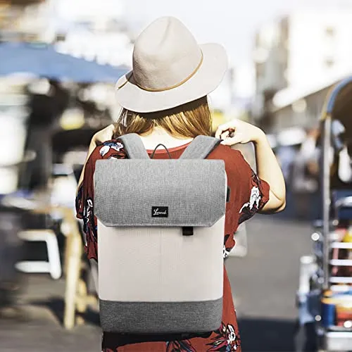 Backpack School Laptop Bag Work Bag Waterproof Notebook Backpack with Laptop Compartment 15.6 Inch & Anti Theft Backpack Bag for Business, Office, Uni & School