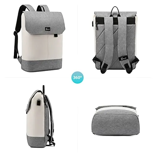 Backpack School Laptop Bag Work Bag Waterproof Notebook Backpack with Laptop Compartment 15.6 Inch & Anti Theft Backpack Bag for Business, Office, Uni & School
