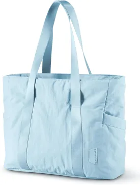 BAGSMART Tote Bag for Women with Zipper, Gym tote with Compartments, Work Tote Nurse Dance Yoga Bag for Travel