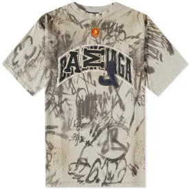Balenciaga Graffiti T-Shirt Heather Grey