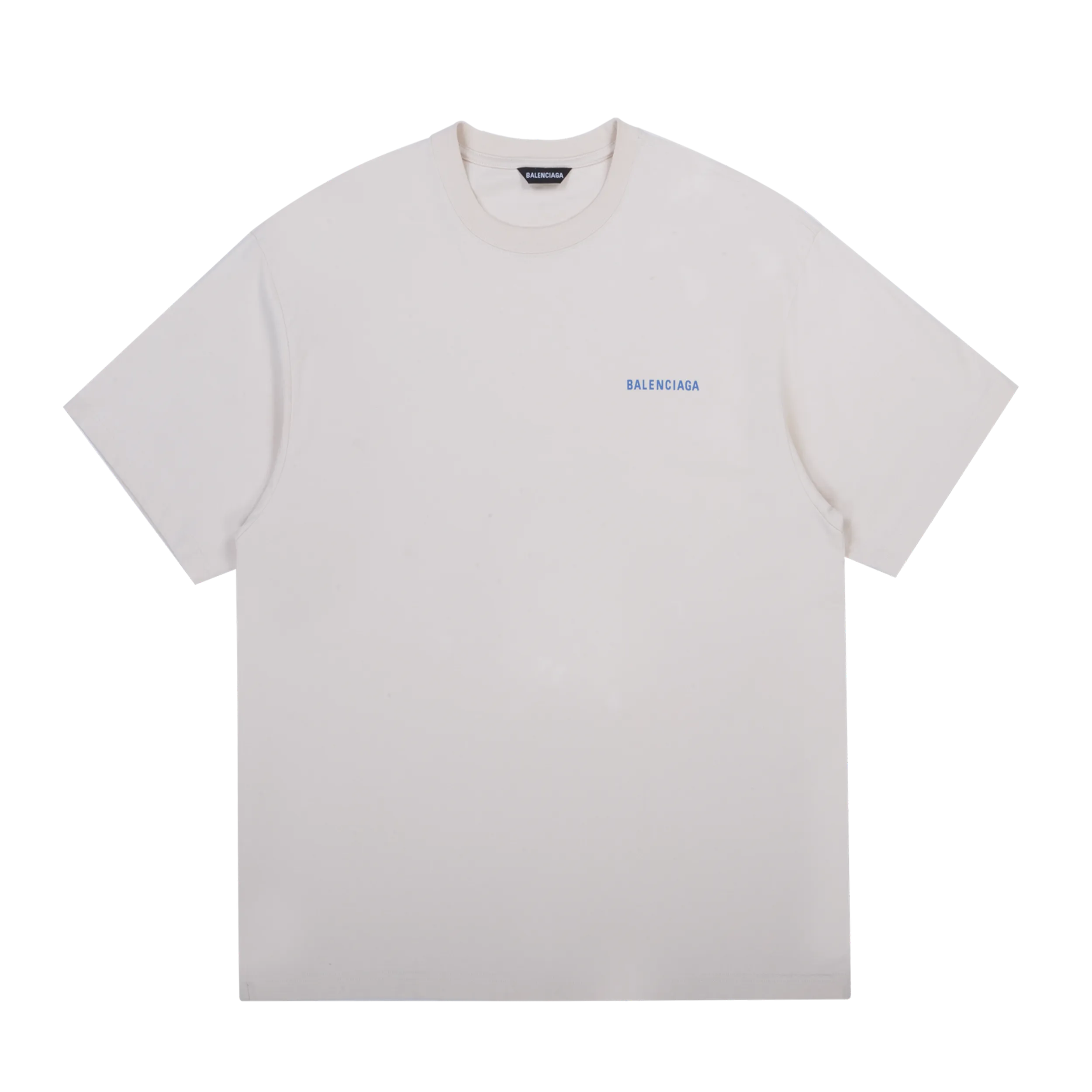 Balenciaga Logo Tee Cream