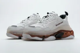 BALENCIAGA TRIPLE S '' WHITE/ROSE GOLD "