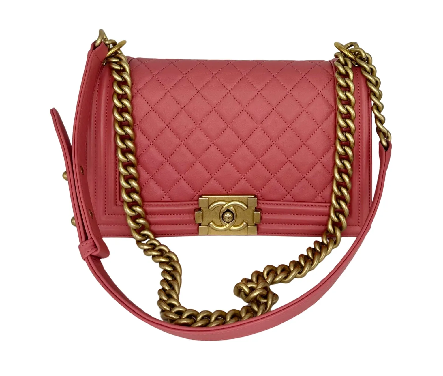 Chanel Medium Pink Boy Bag