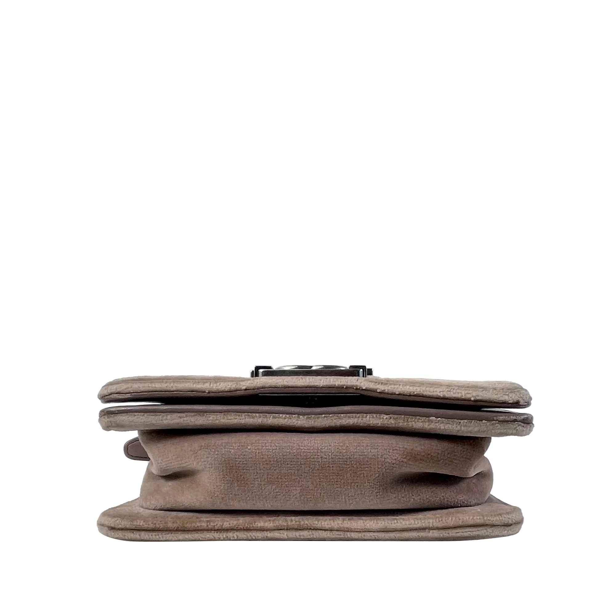 CHANEL Mini Velvet Boy Flap Bag