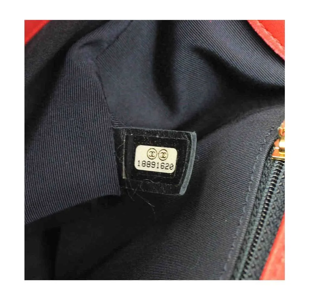 Chanel Red Boy Bag Lambskin