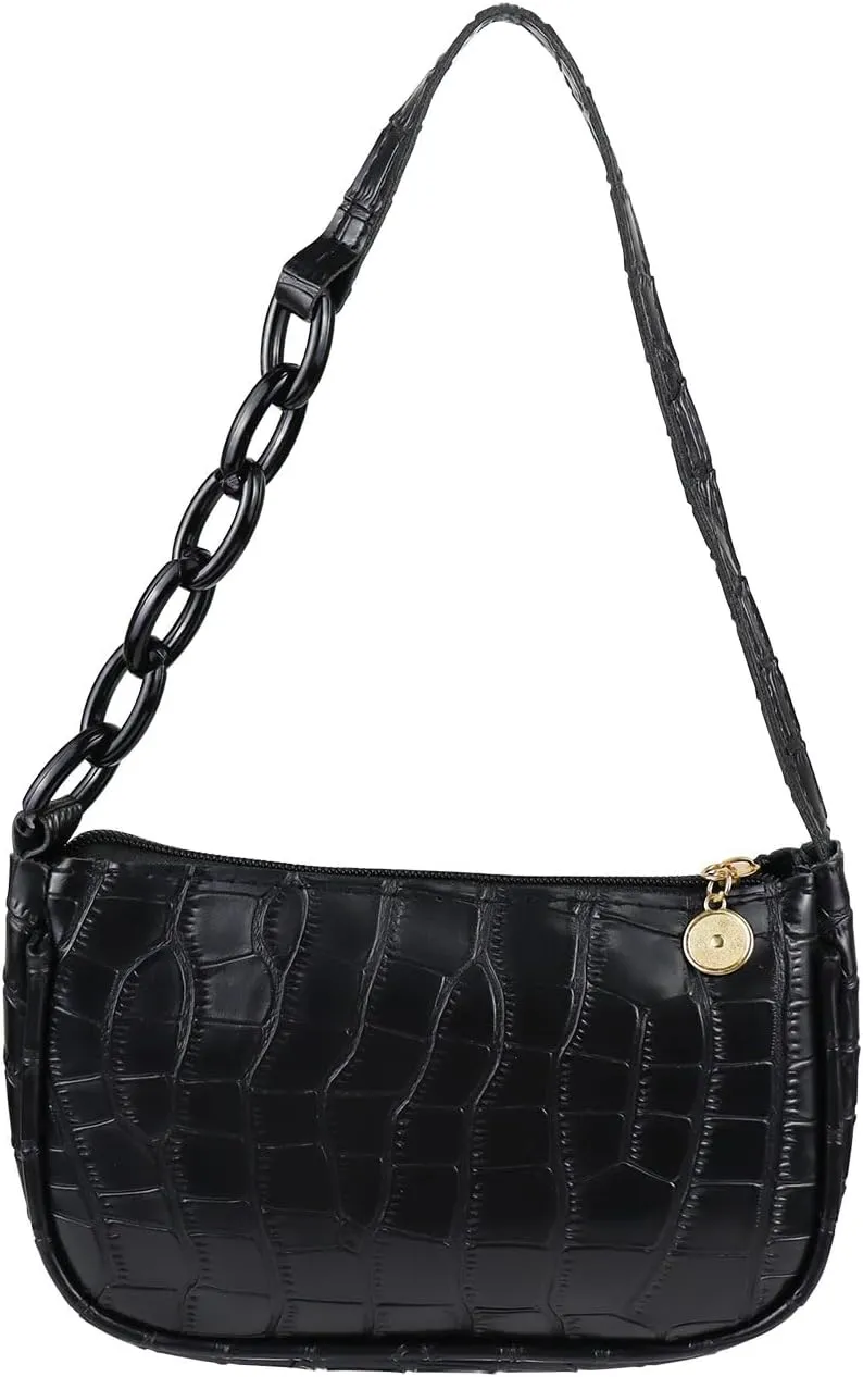 Clutch Tote Handbags, PU Leather Small Shoulder Bag Small Handbags for Women and Girls, Cute Mini Shoulder Bag
