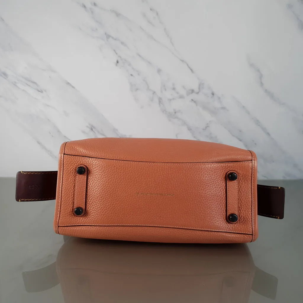Coach 1941 Rogue 31 in Melon with Burgundy Colorblock Detail and Suede - Satchel Bag