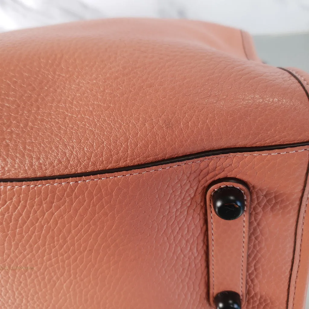 Coach 1941 Rogue 31 in Melon with Burgundy Colorblock Detail and Suede - Satchel Bag