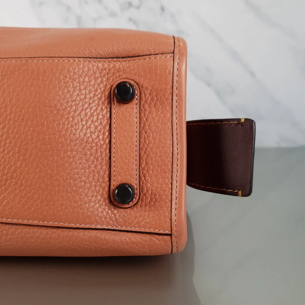 Coach 1941 Rogue 31 in Melon with Burgundy Colorblock Detail and Suede - Satchel Bag
