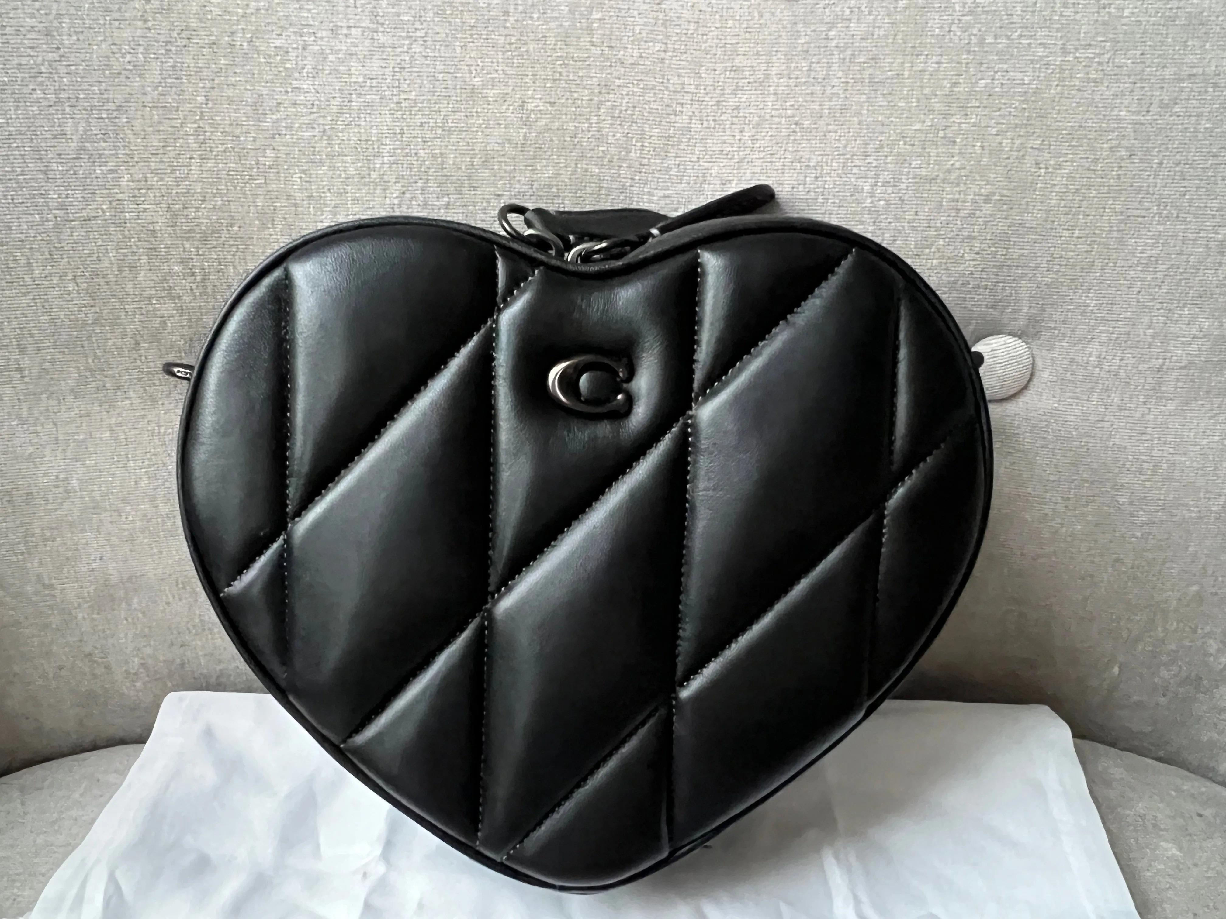 Coach Black Heart Bag (RRP £350)
