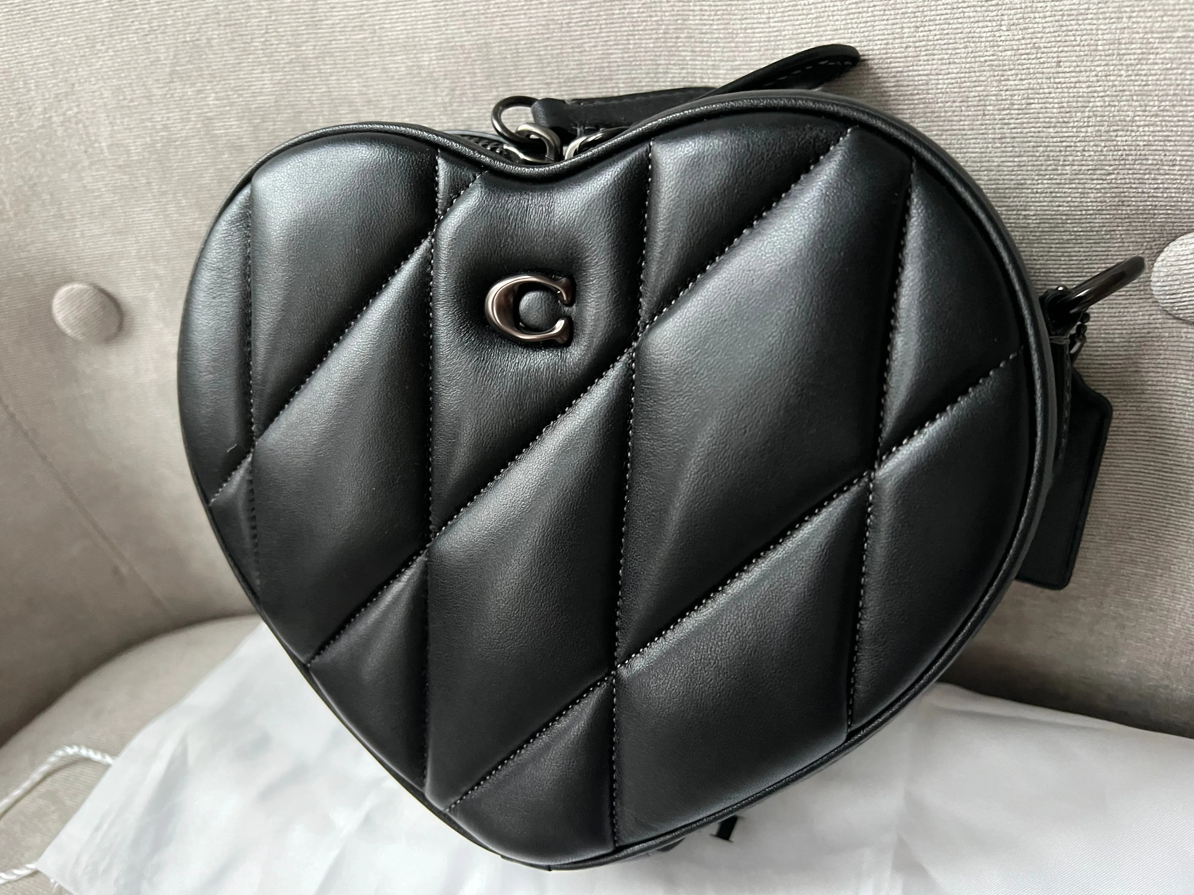 Coach Black Heart Bag (RRP £350)