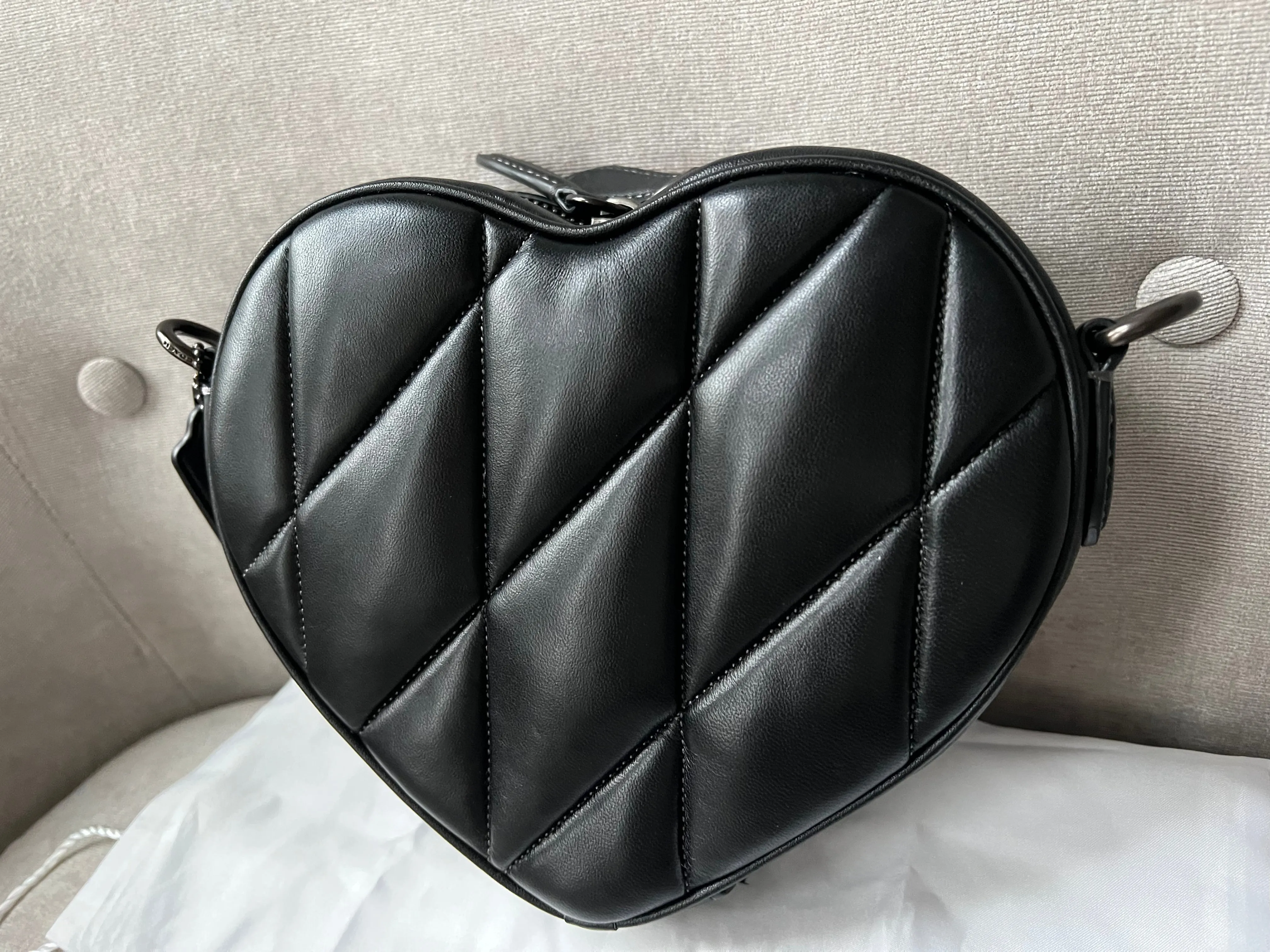 Coach Black Heart Bag (RRP £350)