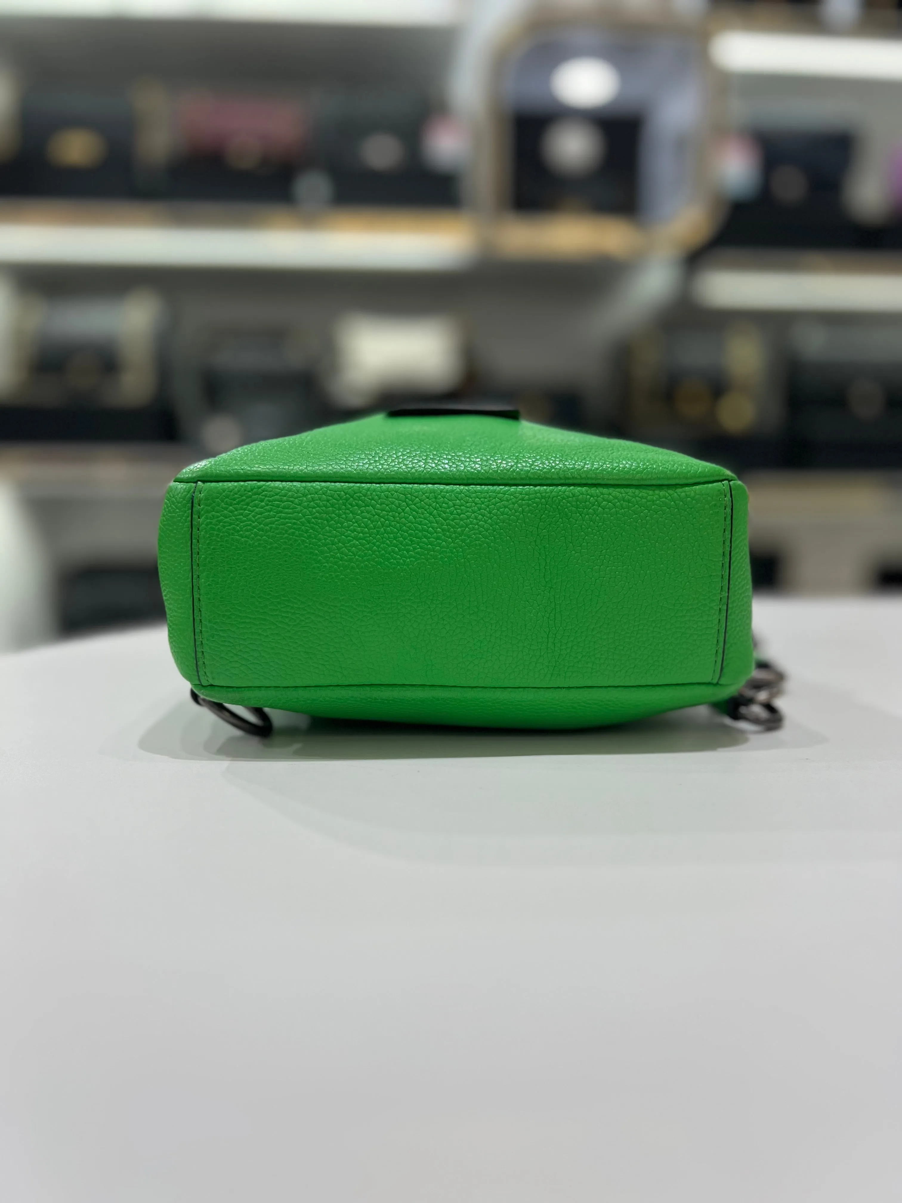 COACH Green Track Pack Leather Crossbody Bag For Unisex