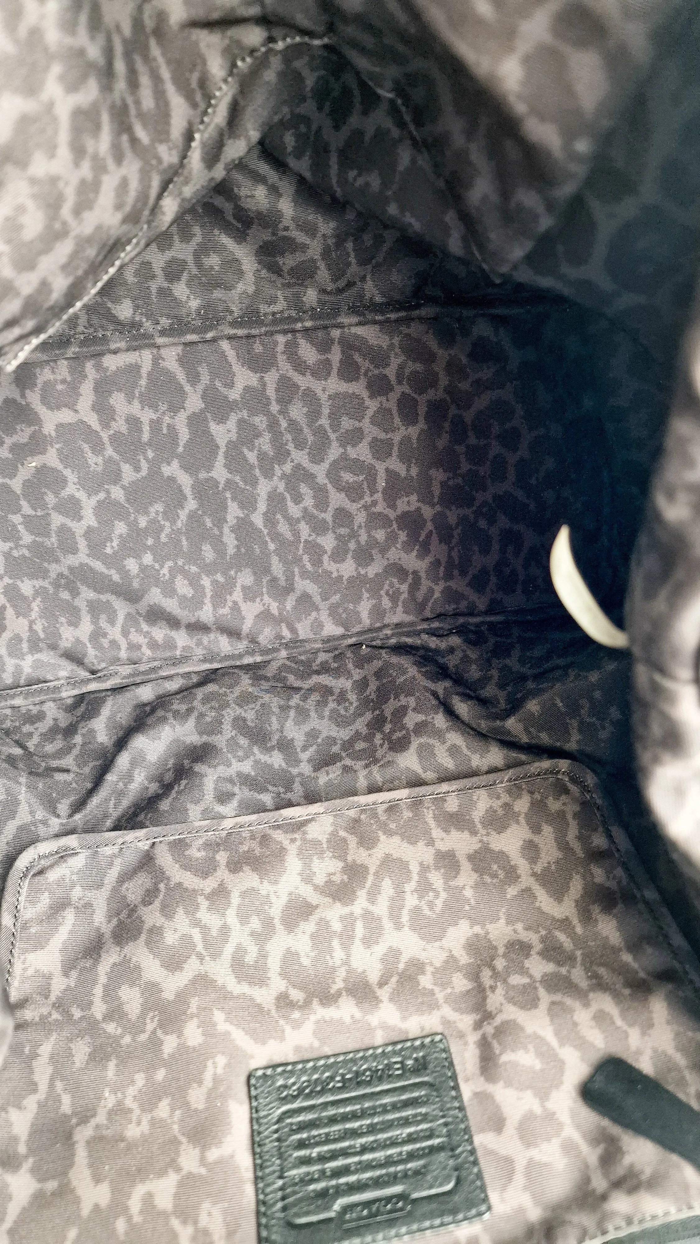 Coach Hadley XL Tote in Black Python Embossed Leather & Suede - Coach F30963