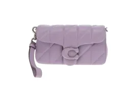 Coach Soft Purple Leather Quilted Tabby 20 Chain Bag