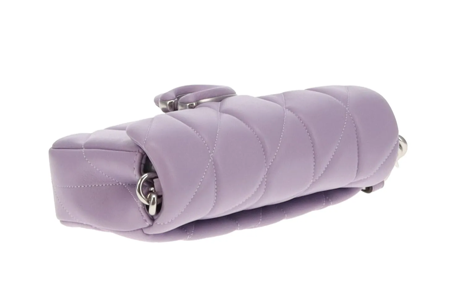 Coach Soft Purple Leather Quilted Tabby 20 Chain Bag