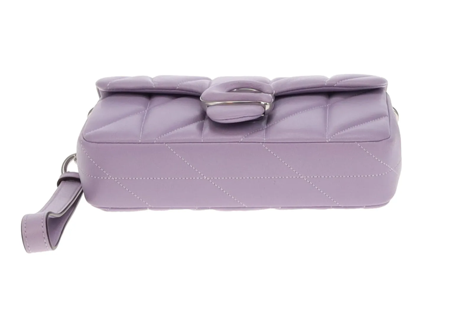 Coach Soft Purple Leather Quilted Tabby 20 Chain Bag
