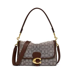 Coach Soft Tabby Shoulder Bag In Signature Jacquard