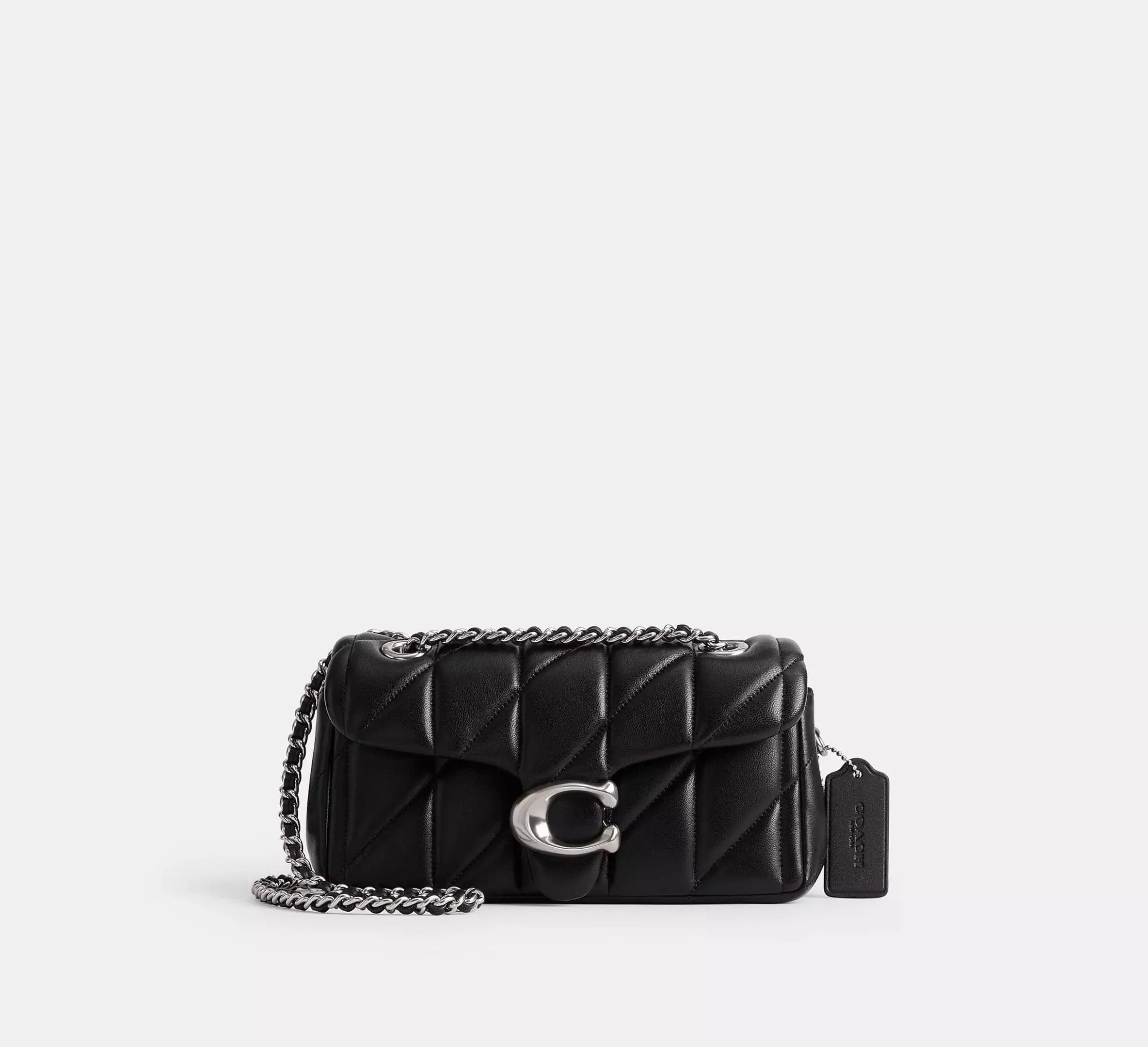 Coach Tabby Shoulder Bag 20 With Quilting in Black