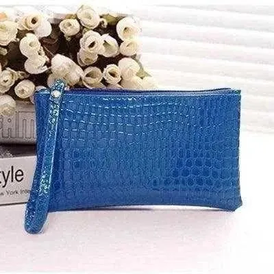 Crocodile Pattern PU Wallet - Women's Zipper Coin Holder - WWC001
