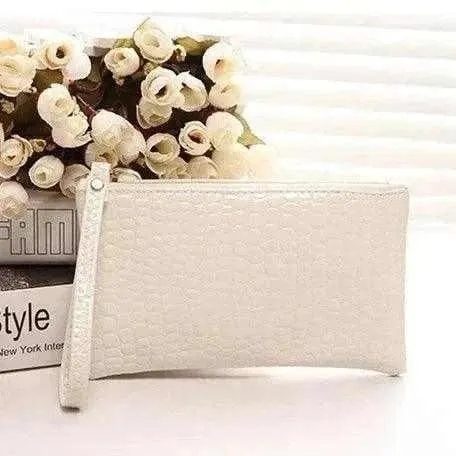 Crocodile Pattern PU Wallet - Women's Zipper Coin Holder - WWC001