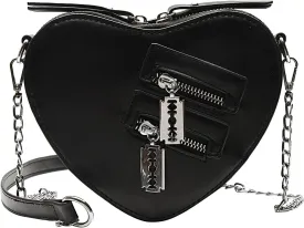 Gothic Punk purse bag Y2K Heart Cute Lolita shoulder bag for women