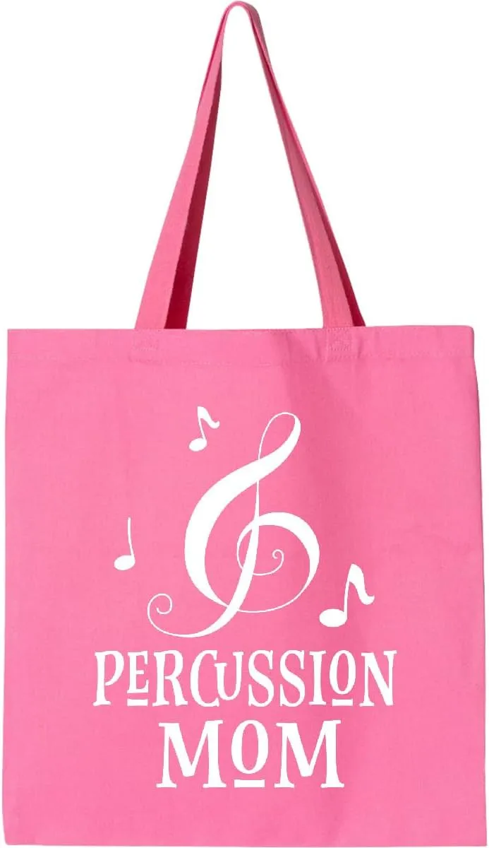 inktastic Percussion Mom Marching Band Drumline Gift Tote Bag