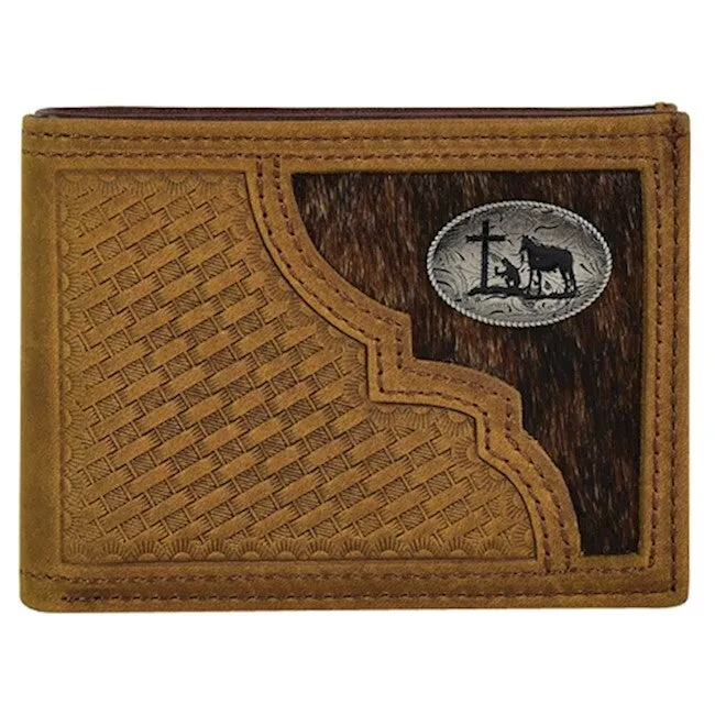 Justin Bifold Hair on Wallet
