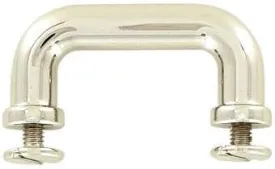 Ohio Travel Bag Handle Loop, 1-1/4 Inch, Nickel Finish, Zinc Alloy, L-3408-NIC