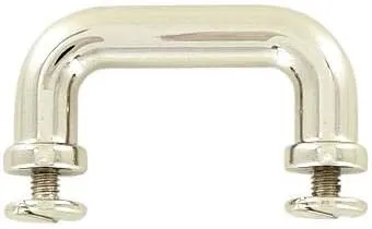 Ohio Travel Bag Handle Loop, 1-1/4 Inch, Nickel Finish, Zinc Alloy, L-3408-NIC