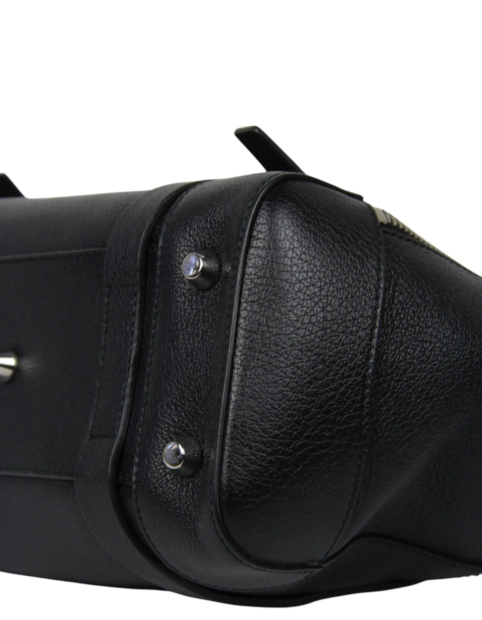 Ralph Lauren Collection Black Leather Soft Ricky Zip 27