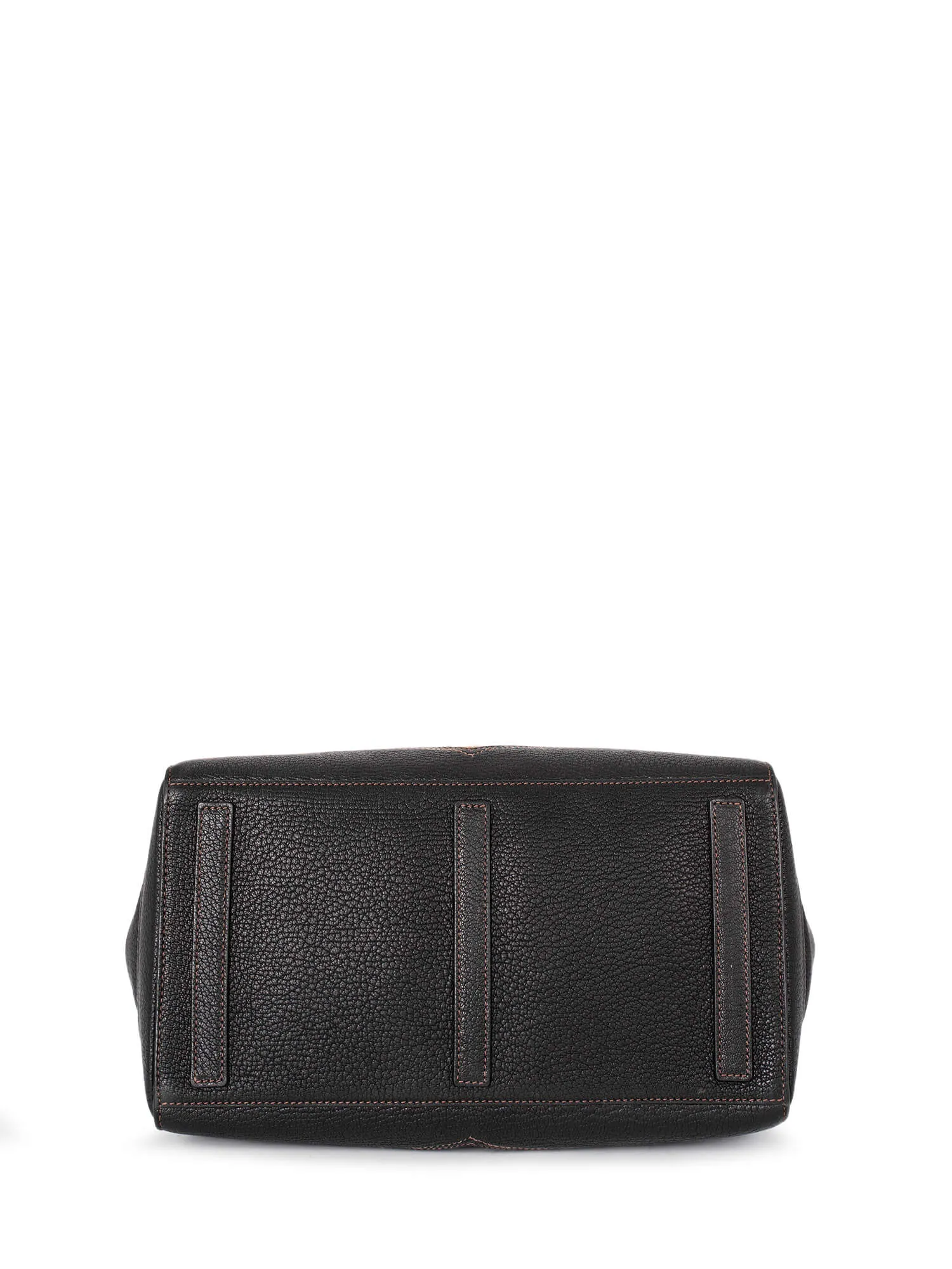 Ralph Lauren Leather Leopard Light Ricky Bag 33 Black