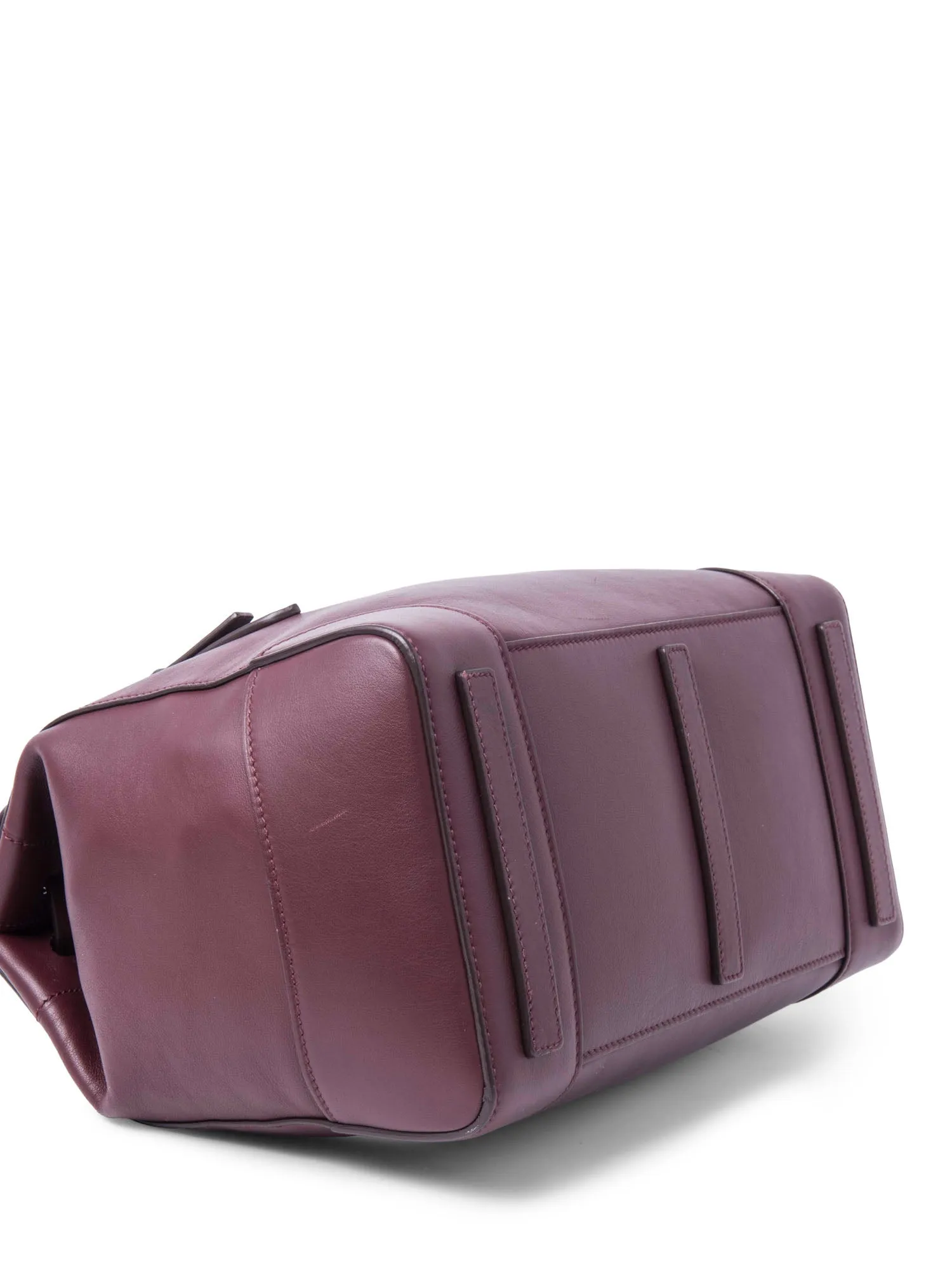 Ralph Lauren Logo Leather Ricky Bag Burgundy 33