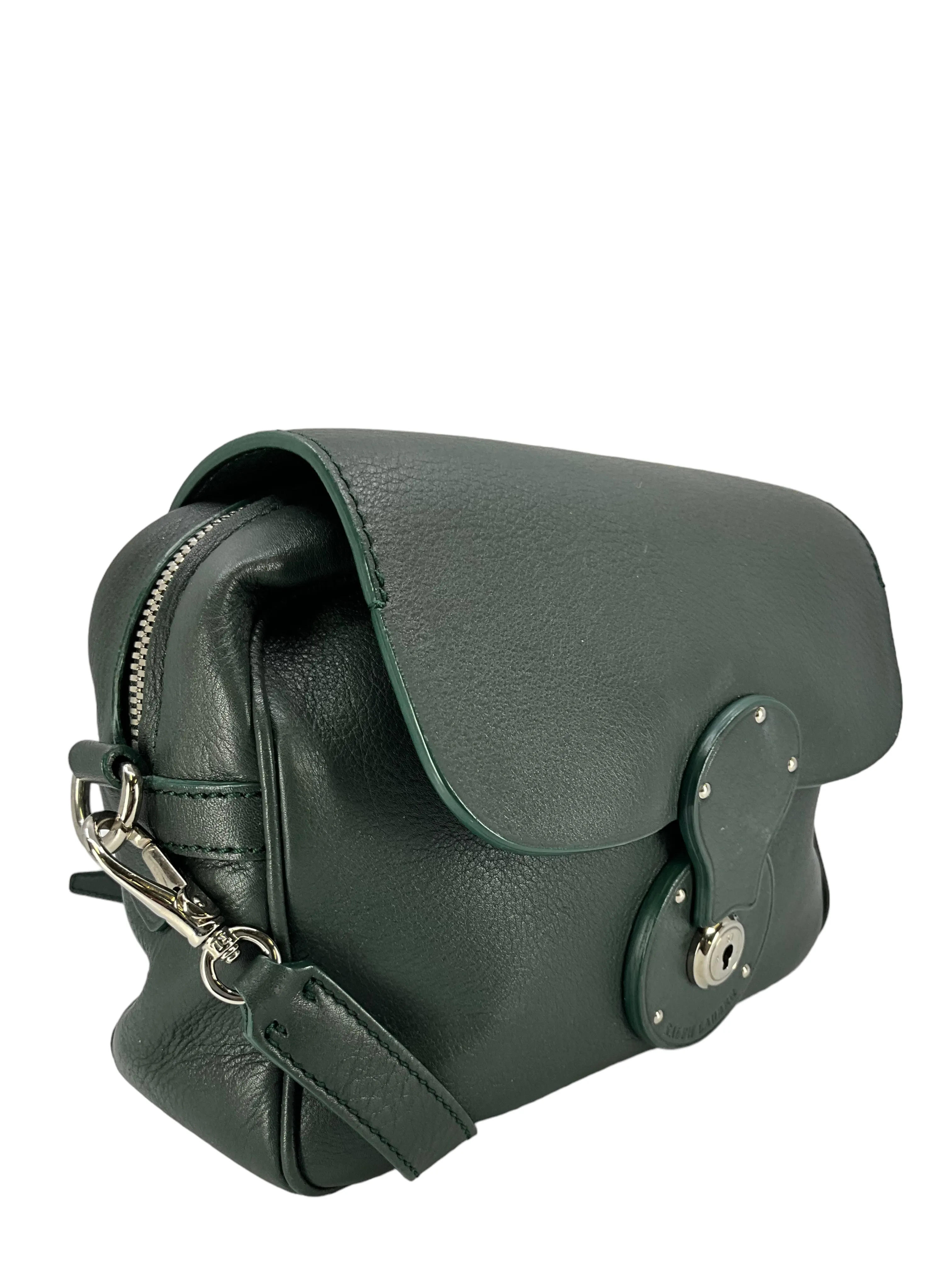 Ralph Lauren Mini Ricky Leather Crossbody Bag