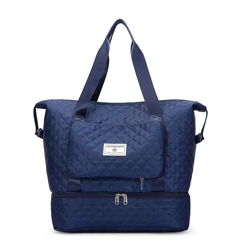 Ruby Rendezvous: Stylish Argyle Weekend Travel Duffle