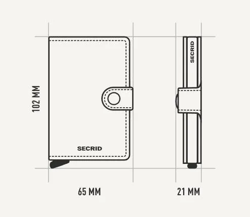 Secrid Miniwallet - Nile Brown