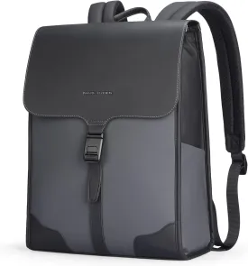 Slim Laptop Backpack for Men, 15.6 Inch Business Backpack with High Tech Magnetic Snap, Waterproof Fashion Casual Backpack Ideal for Working, Daily Life