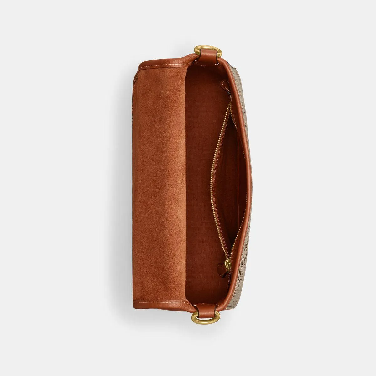 Soft Tabby Shoulder Bag In Micro Signature Jacquard