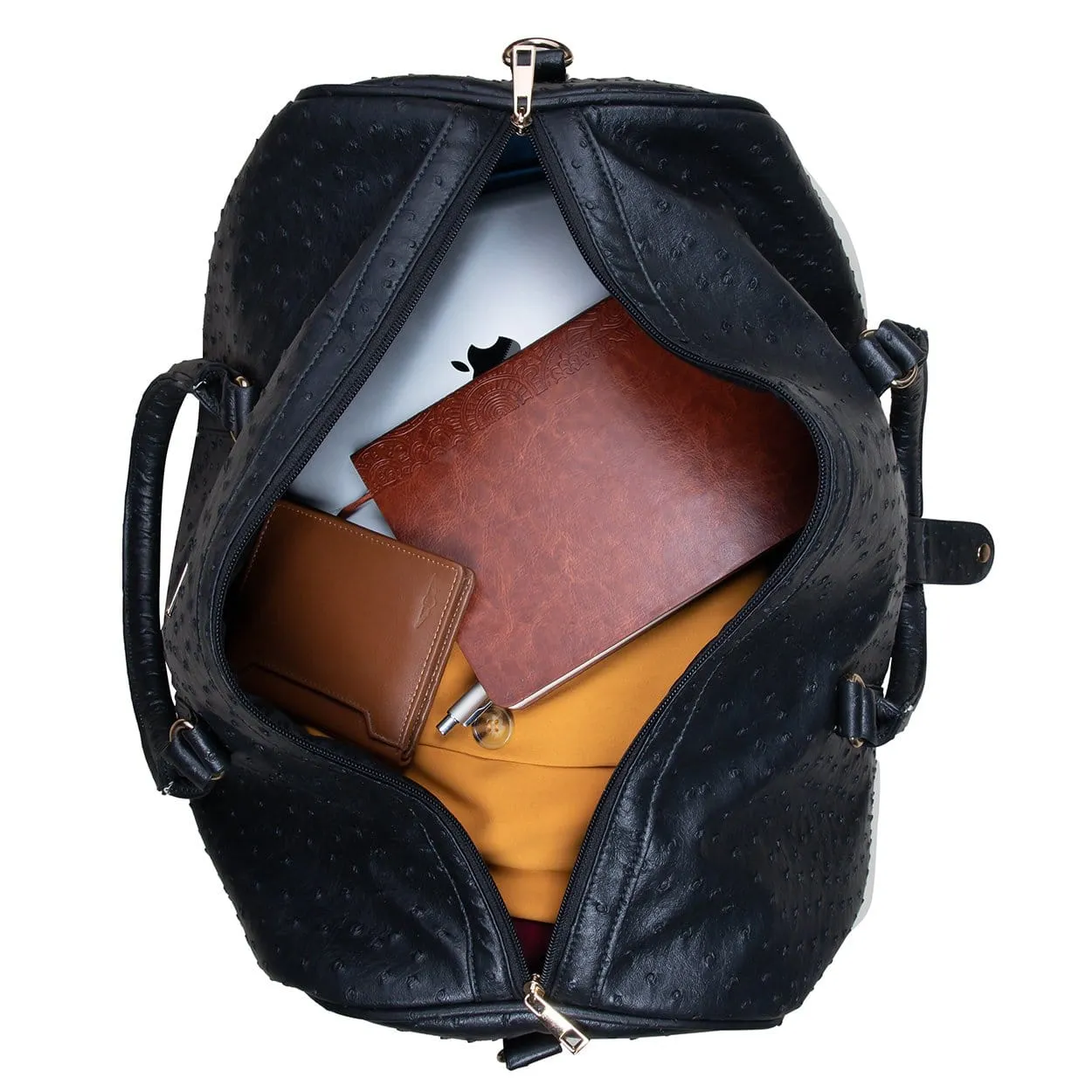 Textured Travel Duffle Bag