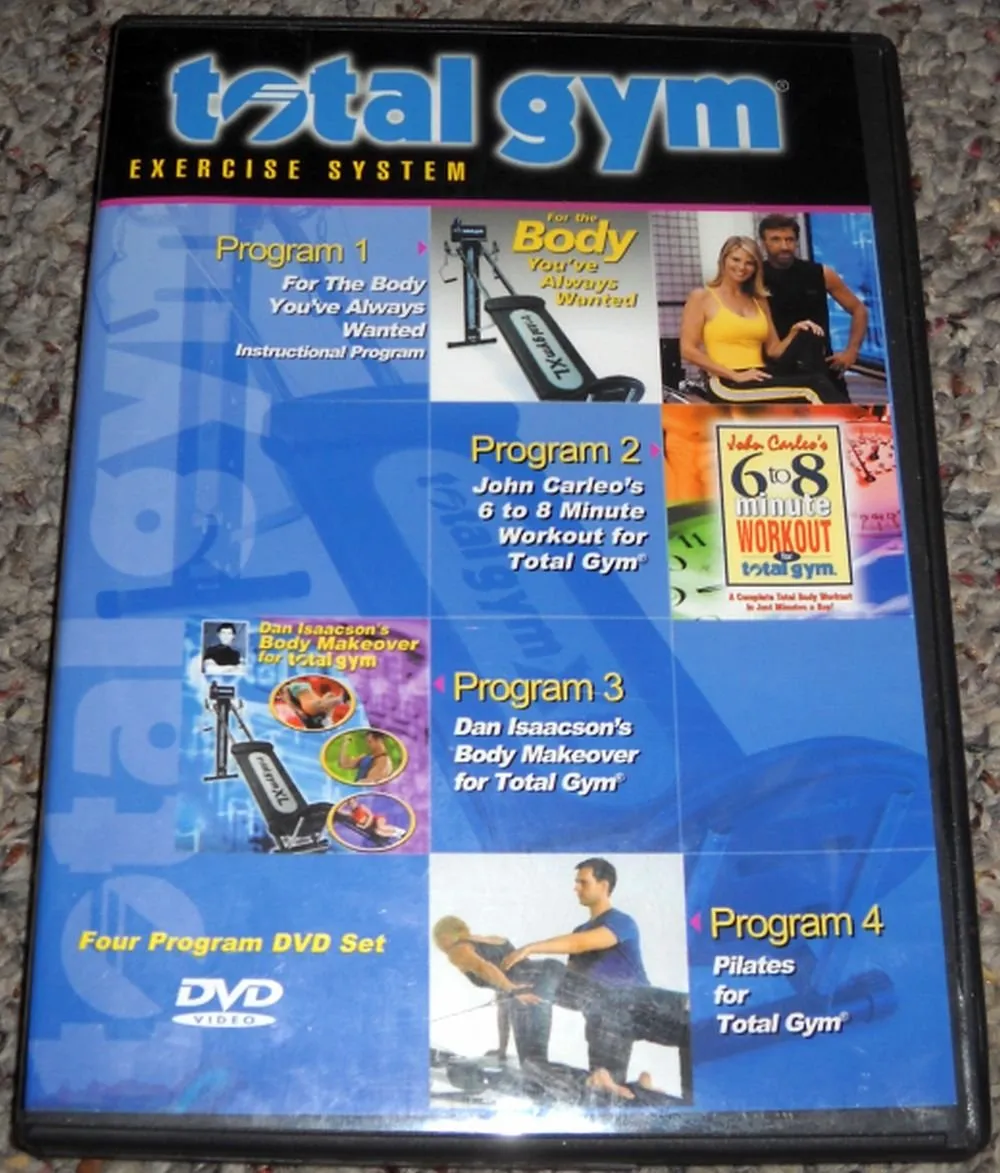 Total Gym Exercise System: 4 Programs on One DVD