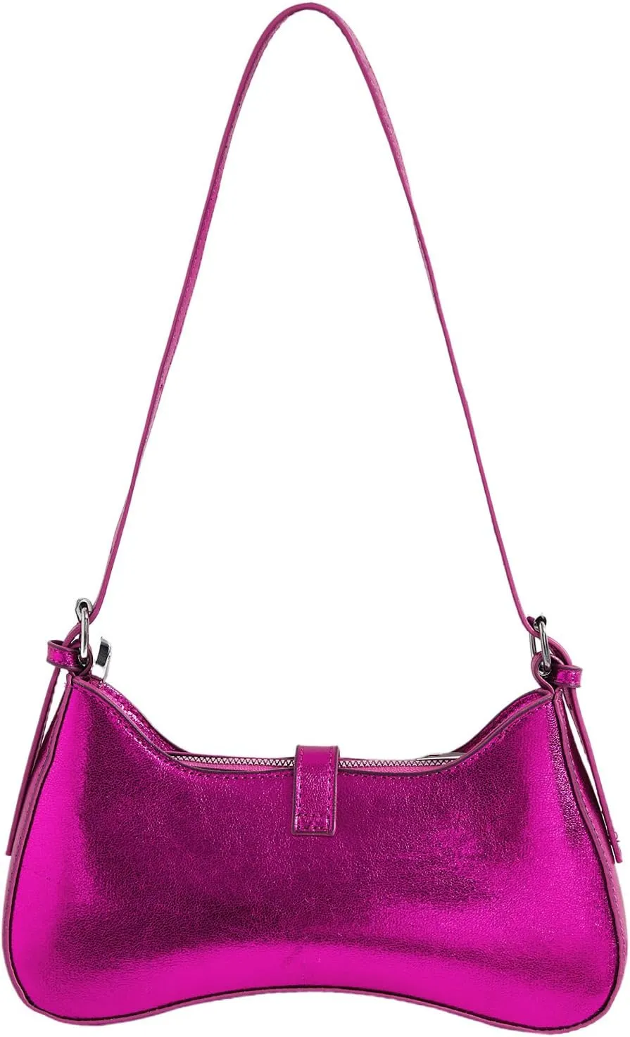 Verdusa Women's Y2K Vintage Rivet Bag Western Top Handle Leather Shoulder Bag