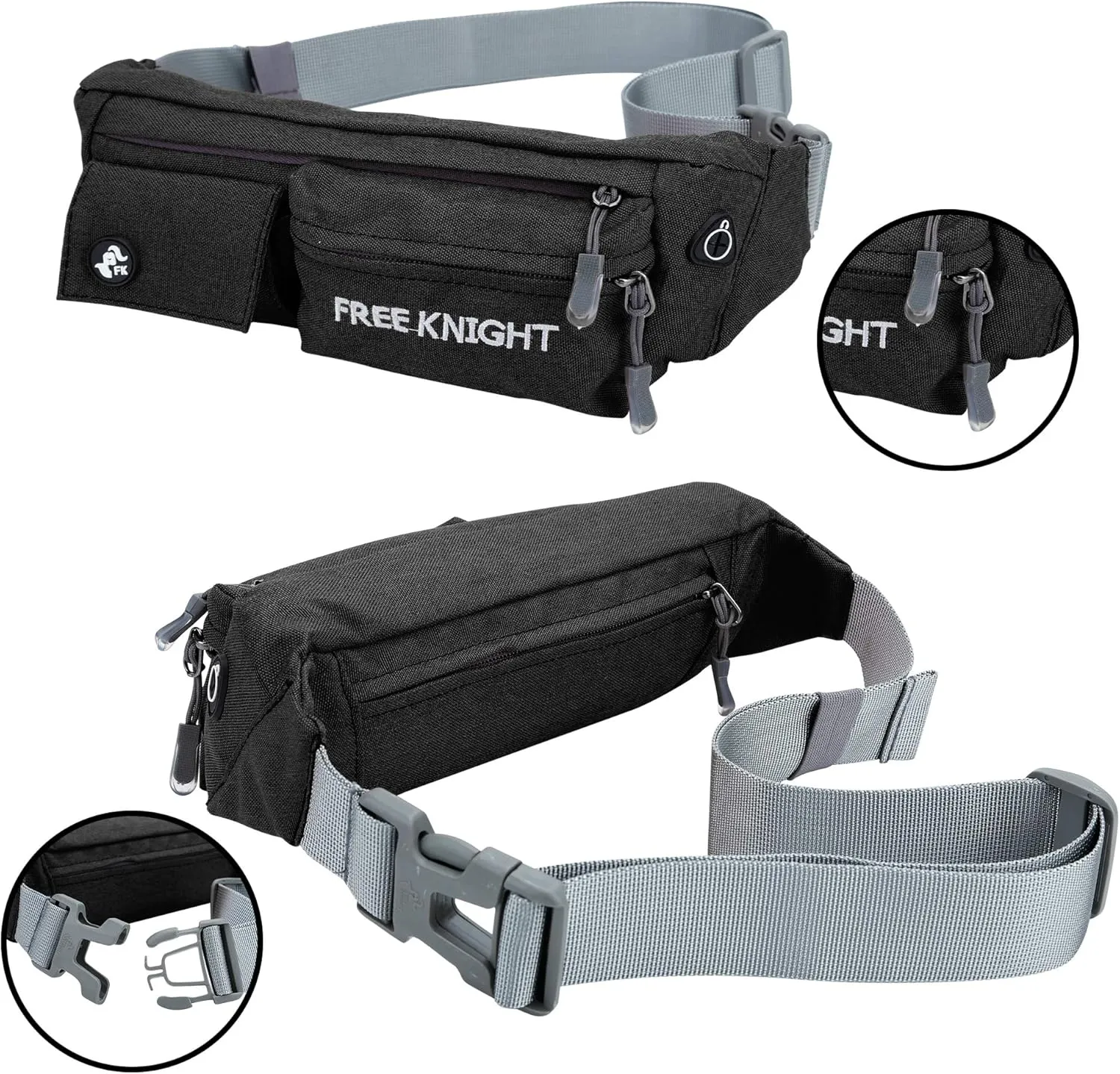 Waist Bag with 4 Pockets