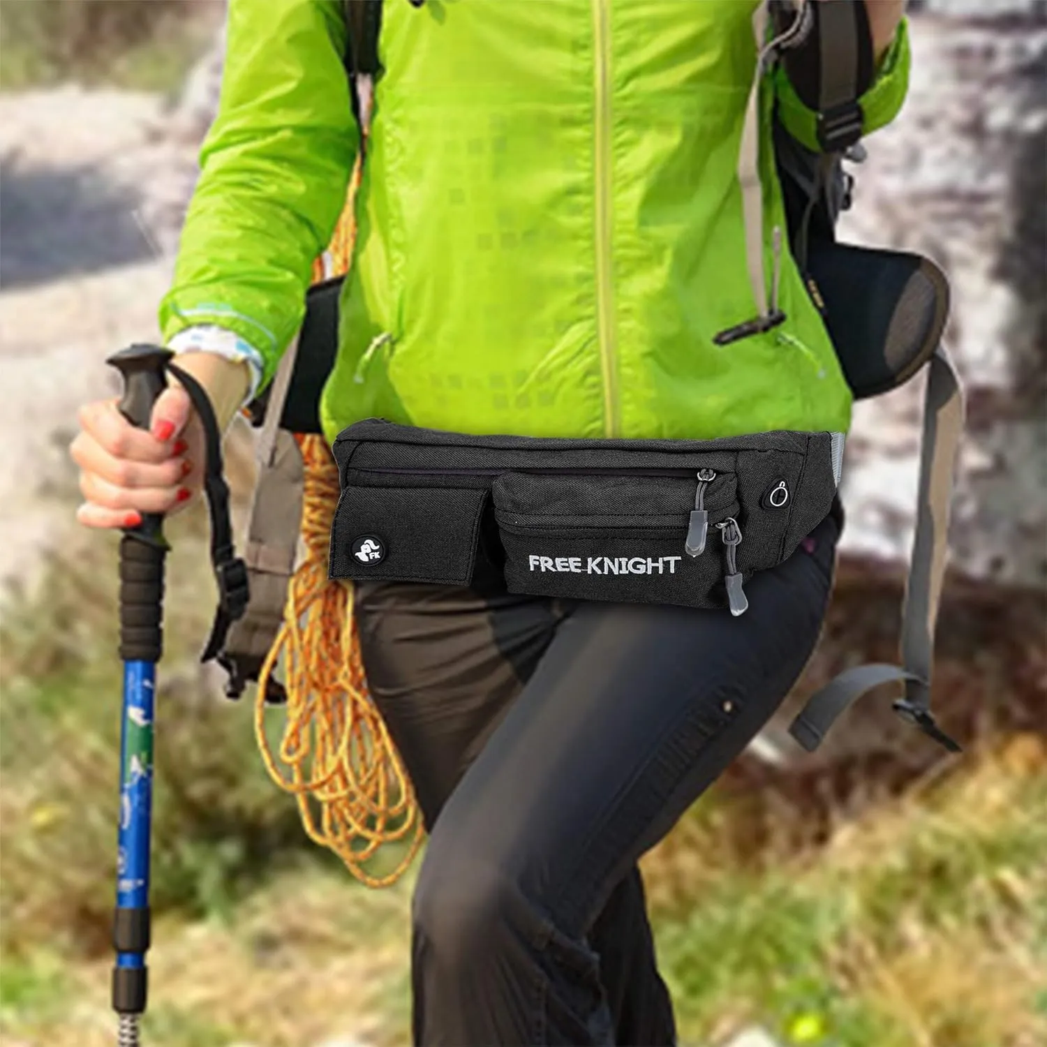 Waist Bag with 4 Pockets