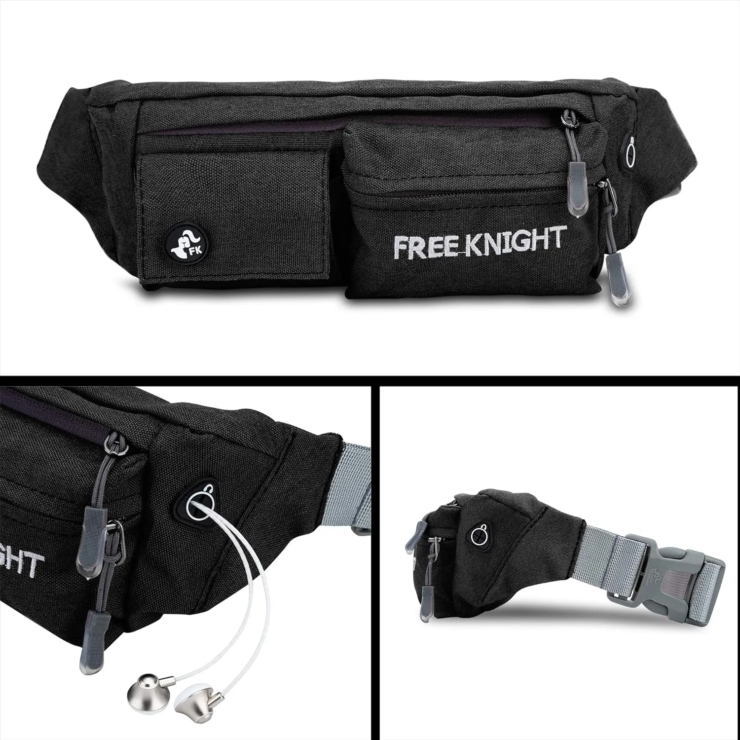 Waist Bag with 4 Pockets